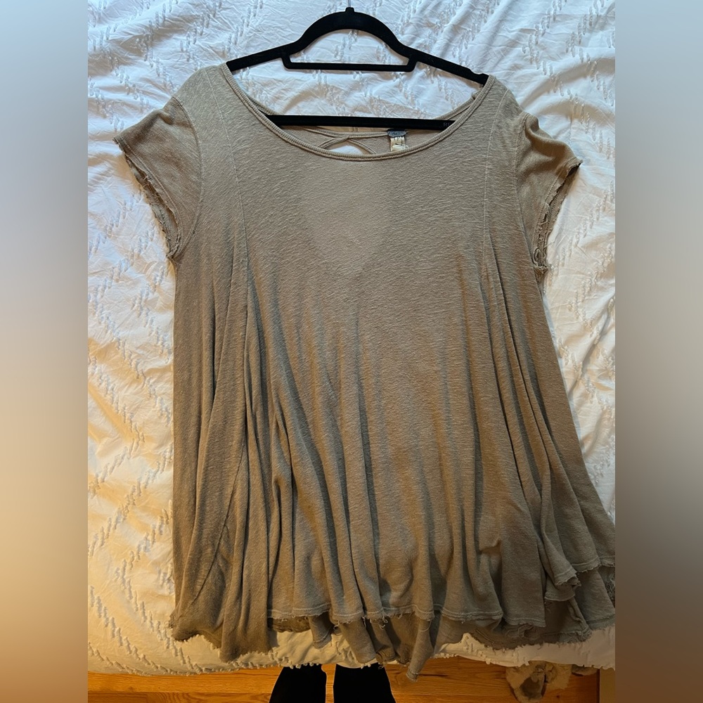 Free People oversized short sleeve